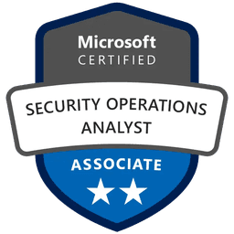Microsoft Security Operations Analyst certification logo
